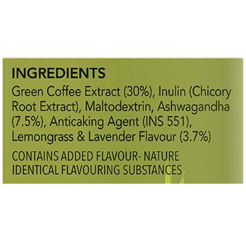Saffola FITTIFY Gourmet Green Coffee Instant Beverage Mix - Lemongrass Lavender, 15 Sachets Box-4.webp
